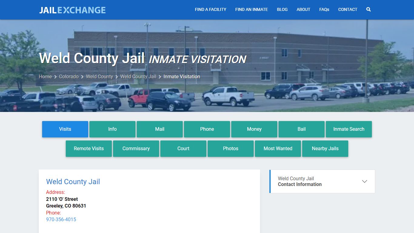 Weld County Jail Inmate Visitation - Jail Exchange